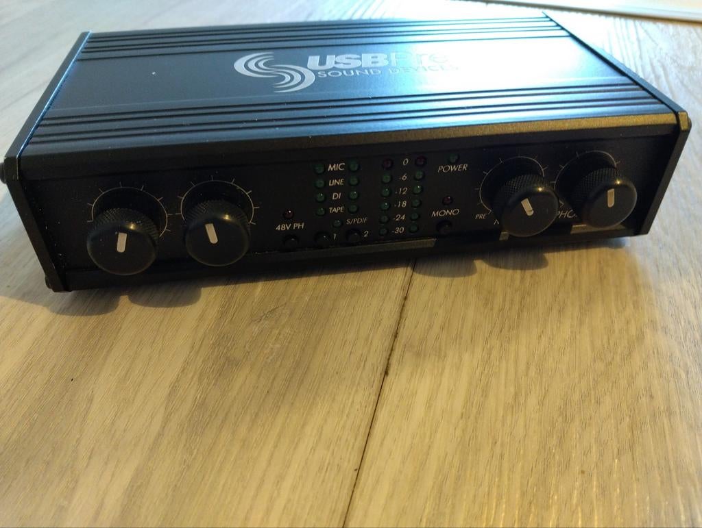USBpre Sound Device Audio Interface, Ophalen of Verzenden, Zo goed als nieuw, Extern, USBpre Sound Device