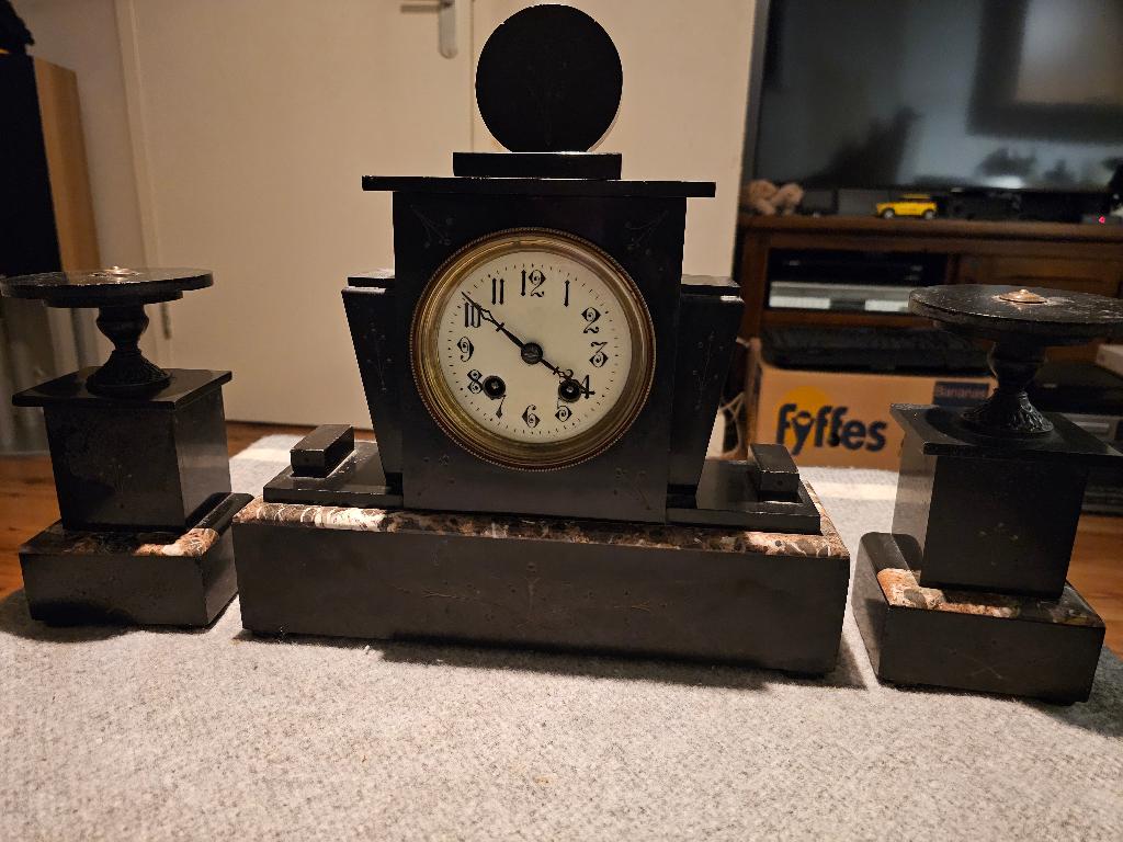 Franse schoorsteenklok periode 1880-1890, Ophalen