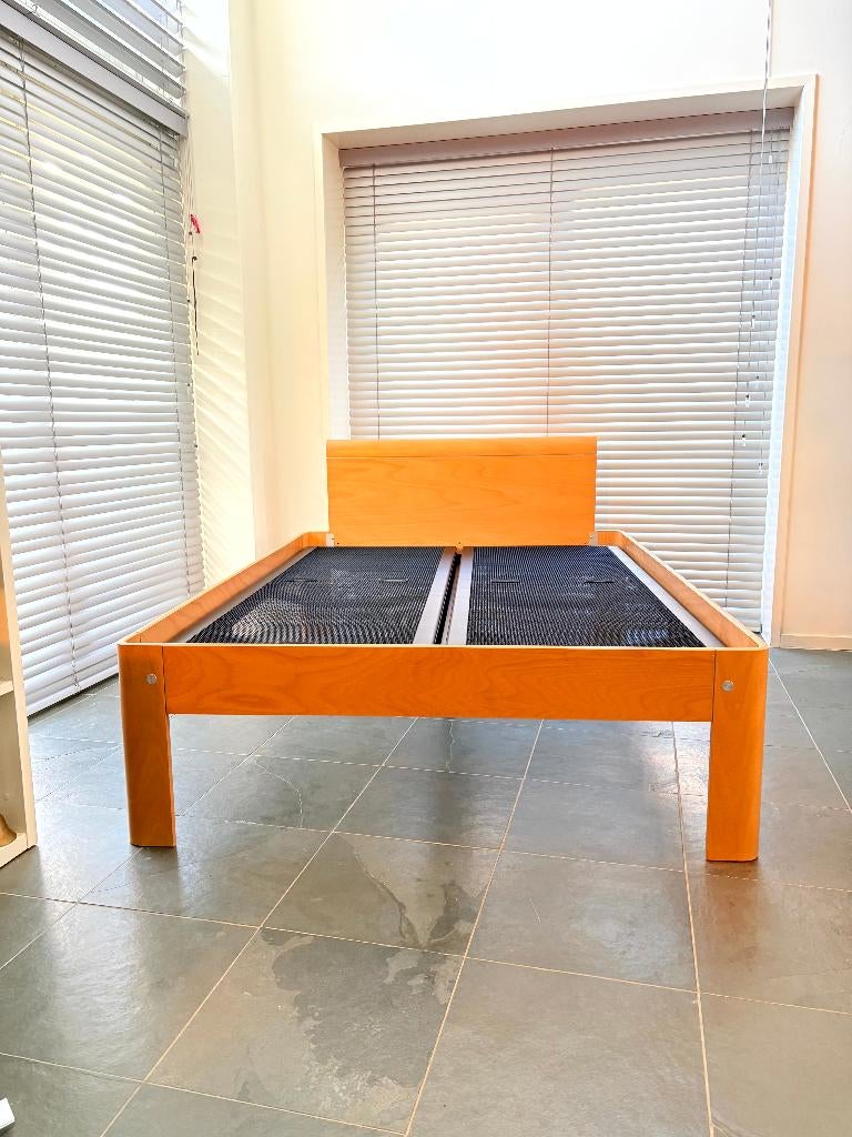 Auping Auronde 2000 (48 cm hoog) beuken 140 x 200, Ophalen, Gebruikt, Overige kleuren, 140 cm