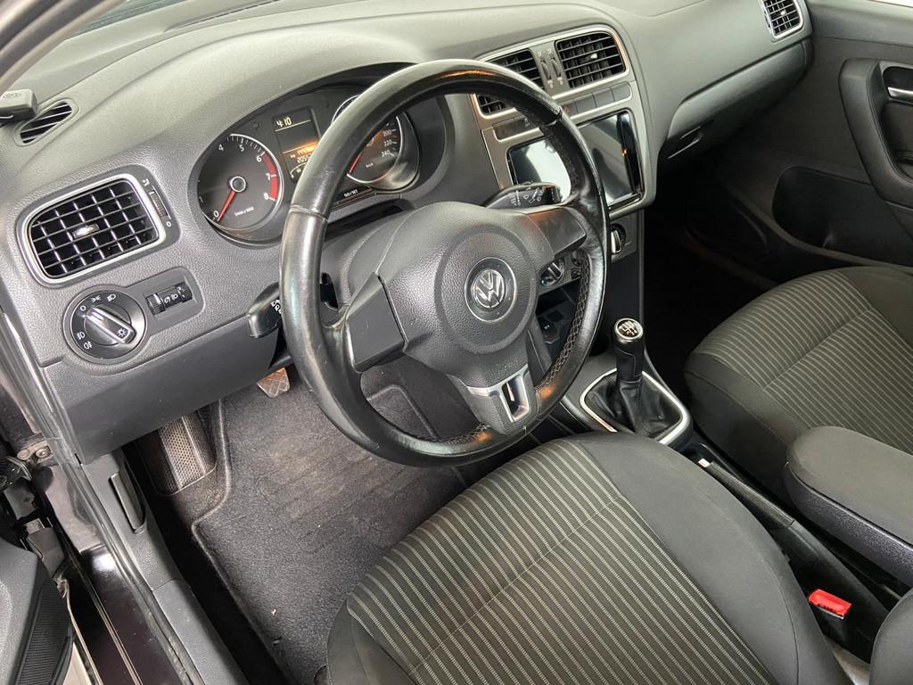 Volkswagen Polo 1.4-16V Highline (bj 2010), Voorwielaandrijving, 86 pk, 4 cilinders, Zwart