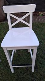 4 Ikea barkrukken met rugleuning, Huis en Inrichting, Barkrukken, Ophalen, Gebruikt, Met voetsteun, 60 tot 90 cm