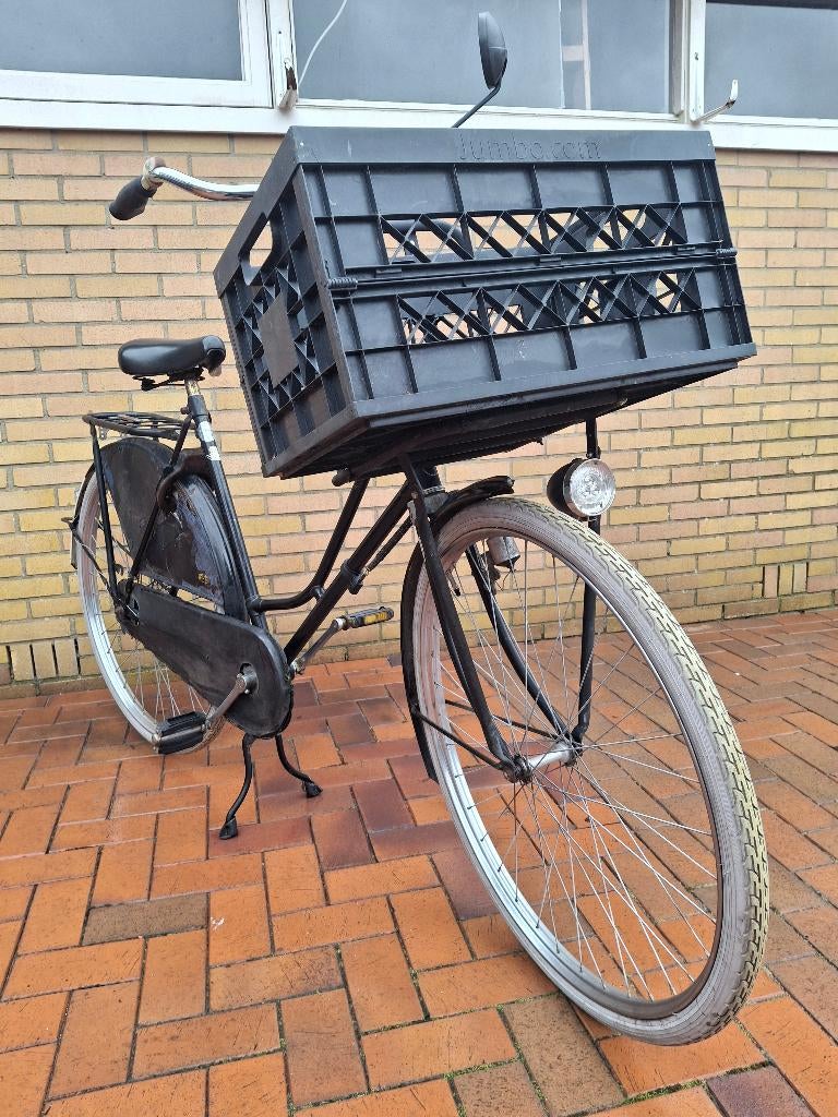 Fongers Nostalgie oldtimer opoefiets omafiets transportfiets, Ophalen, Terugtraprem, Gebruikt, 56 cm of meer