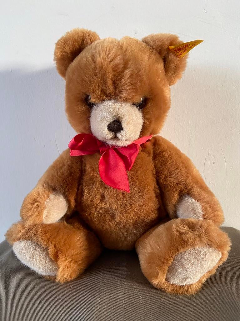 Steiff beer Petsy, 012051, Ophalen of Verzenden, Zo goed als nieuw, Stoffen beer, Steiff