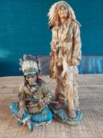 Set van 2 Indianen beelden - Decoratieve figuren, Ophalen