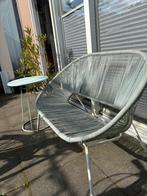 Tuinbankje met bijpassend tafeltje, Tuin en Terras, Ophalen, Gebruikt, Metaal