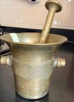 Antieke messing vijzel - goede staat!, Antiek en Kunst, Ophalen, Brons