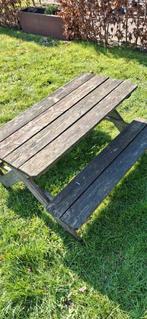 Stevige houten kinderpicknicktafel - Gebruikt, Gebruikt, Rechthoekig, Hout, Ophalen