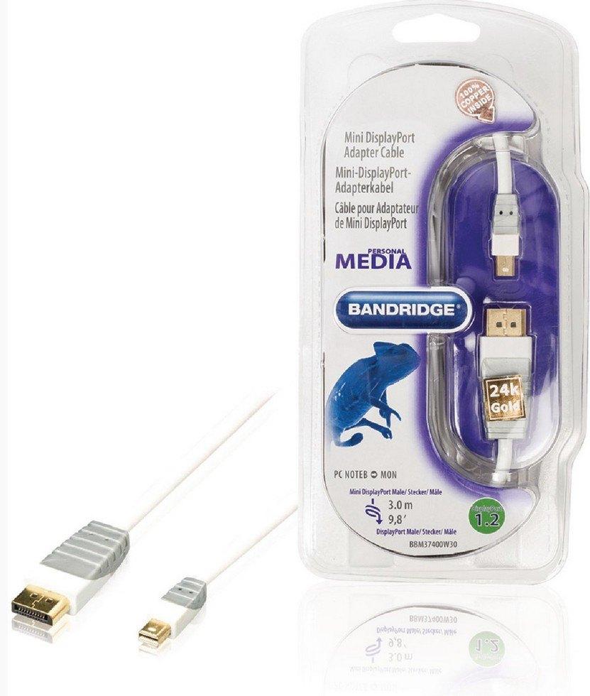 Mini displayport naar Displayport kabel 3 meter NIEUW, Computers en Software, Monitoren, IPS, Nieuw, Full HD, Ophalen of Verzenden