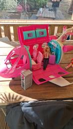 Barbie vliegtuig met pop en accessoires, Ophalen of Verzenden