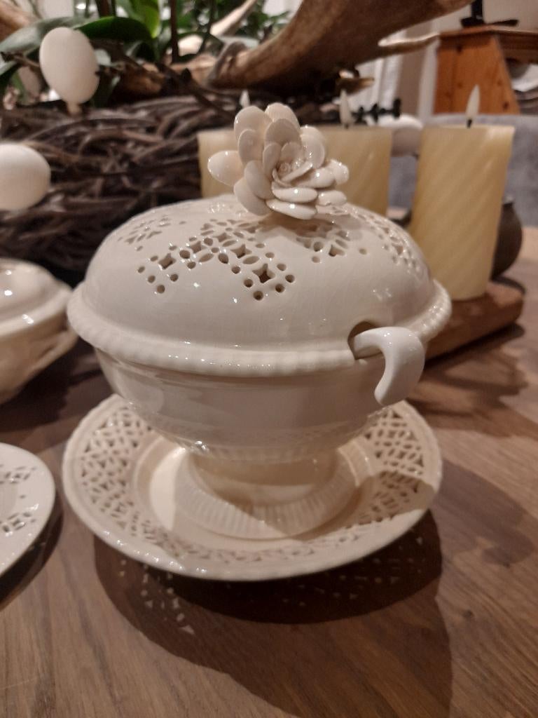 Authentic leedsware sauskom (in goede nette staat ), Ophalen of Verzenden