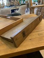 Wandplank Mangohout + Coating 60b + 90b blind ophangen v.a., Ophalen, Bruin, Nieuw, 50 tot 100 cm