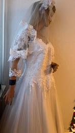 Paspop met Trouwjurk - Prachtige Bruidsjurk!, Kleding | Dames, Trouwkleding en Trouwaccessoires, Ophalen, Gedragen, Wit, Trouwjurk