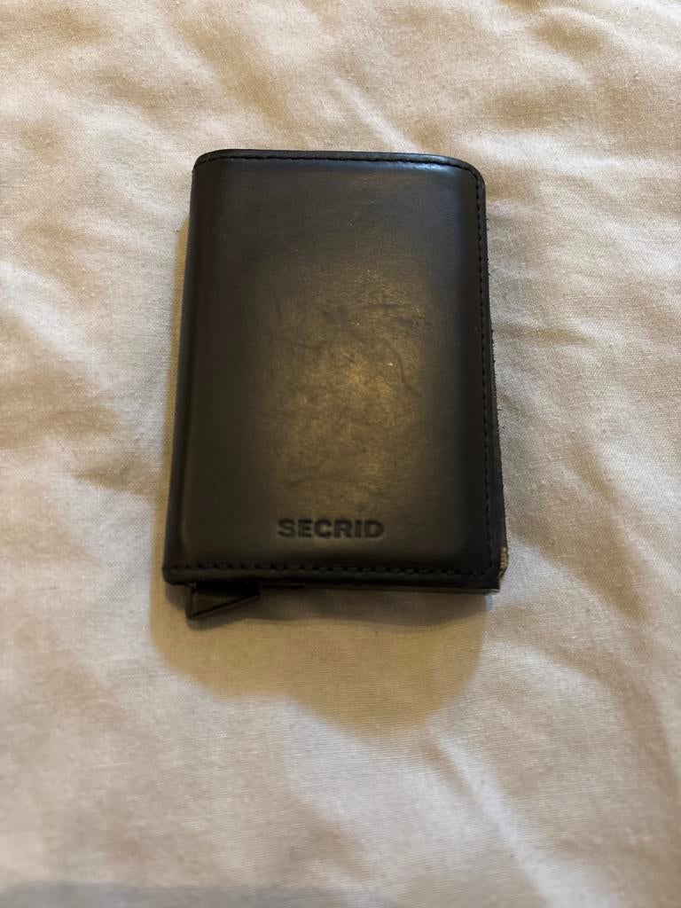Secrid wallet, Overige merken, Gebruikt, Zwart, Ophalen of Verzenden