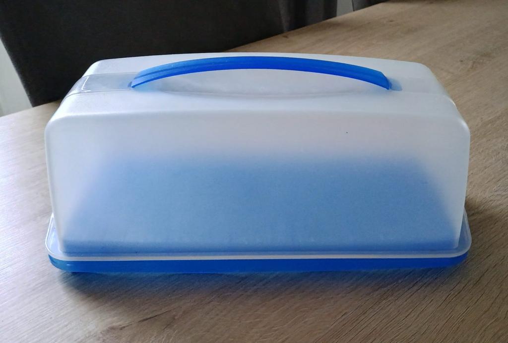 Cake bewaardoos, Ophalen, Kunststof, Zo goed als nieuw, Overige typen