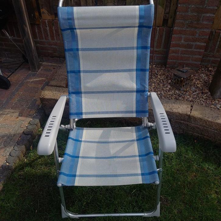Dukdalf Campingstoel, Caravans en Kamperen, Kampeermeubelen, Gebruikt, Campingstoel, Ophalen