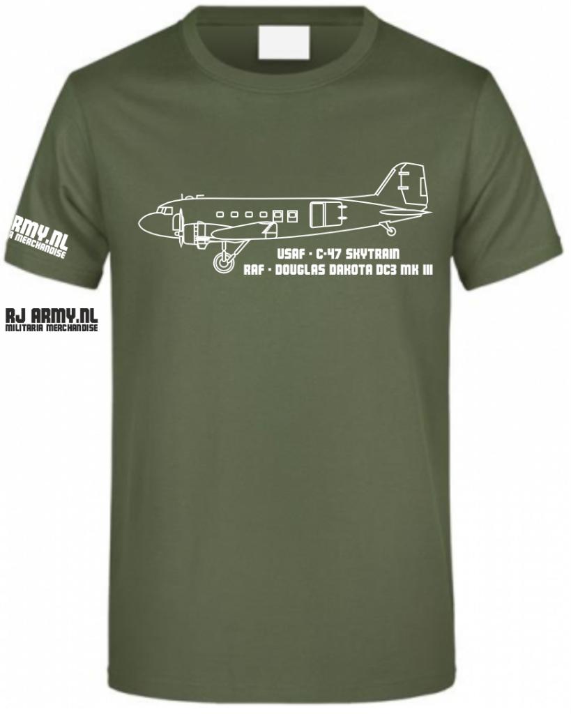 ww2 Douglas Dakota DC3 side, Ophalen of Verzenden, Overige soorten, Overige gebieden, Kleding of Schoenen