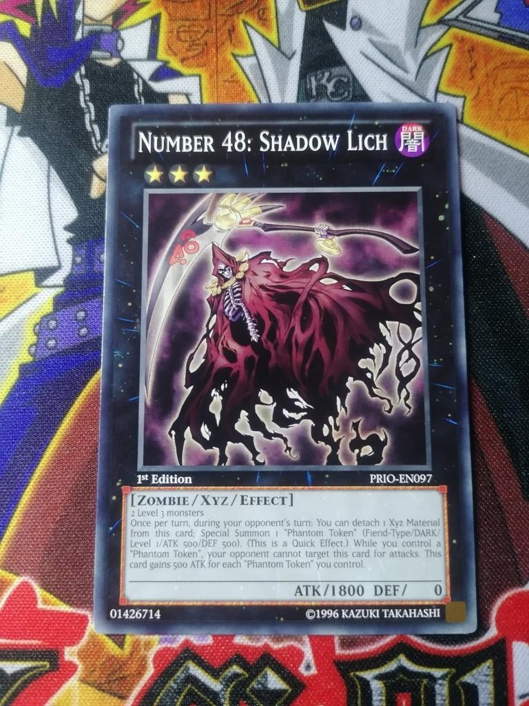 Number 48 Shadow Lich - PRIO - Yu-Gi-Oh, Ophalen of Verzenden, Zo goed als nieuw