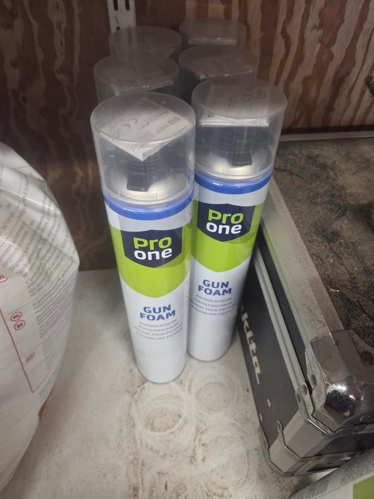 10x Pro One Gun Foam en Flex Foam Purschuim - Nieuw, Ophalen of Verzenden, Nieuw, Wit