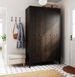 IKEA Idanäs kledingkast donkerbruin, Ophalen, 100 tot 150 cm, 200 cm of meer, Zo goed als nieuw