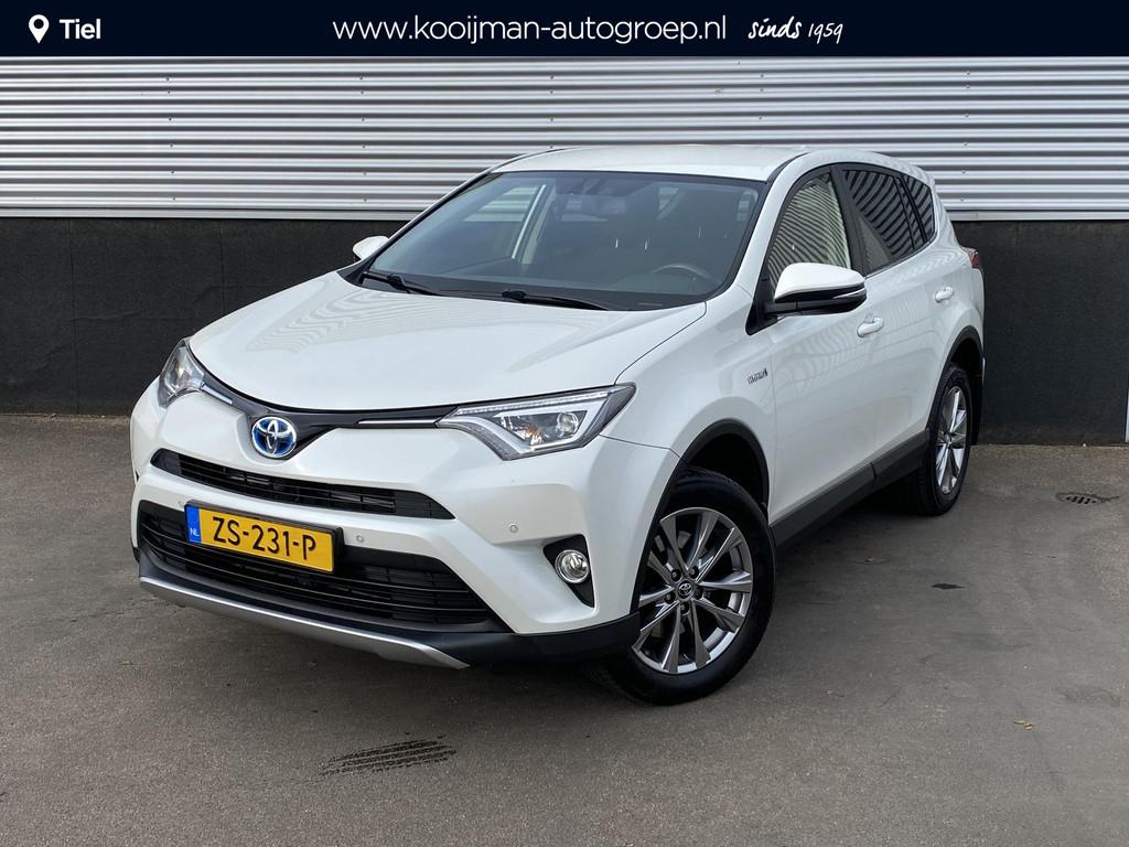 Toyota RAV4 2.5 Hybrid Style Trekhaak, navigatie, stoelverwa, Auto's, Toyota, Gebruikt, Euro 6, Wit, Bedrijf