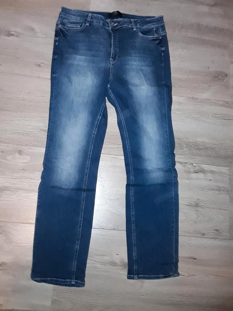 Junarose One Slim Jeans Blauwe Spijkerbroek W48 / L32, Kleding | Dames, Grote Maten, Nieuw, Broek of Spijkerbroek, Blauw, Ophalen of Verzenden