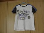 Goedkoop wit blauw katoenen college print shirt X-MAIL 152, Kinderen en Baby's, Kinderkleding | Maat 152, Gebruikt, Ophalen of Verzenden