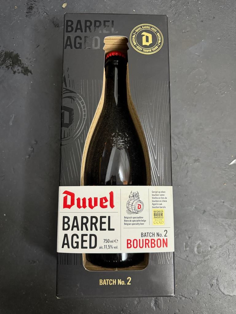 Duvel Barrel Aged Batch 2 Bourbon, Verzamelen, Ophalen of Verzenden, Nieuw, Flesje(s), Duvel