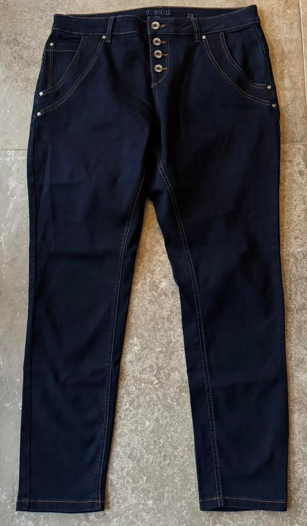 Cream Sandy spijkerbroek jeans skinny fit blauw, Blauw, Cream, Ophalen of Verzenden, Zo goed als nieuw