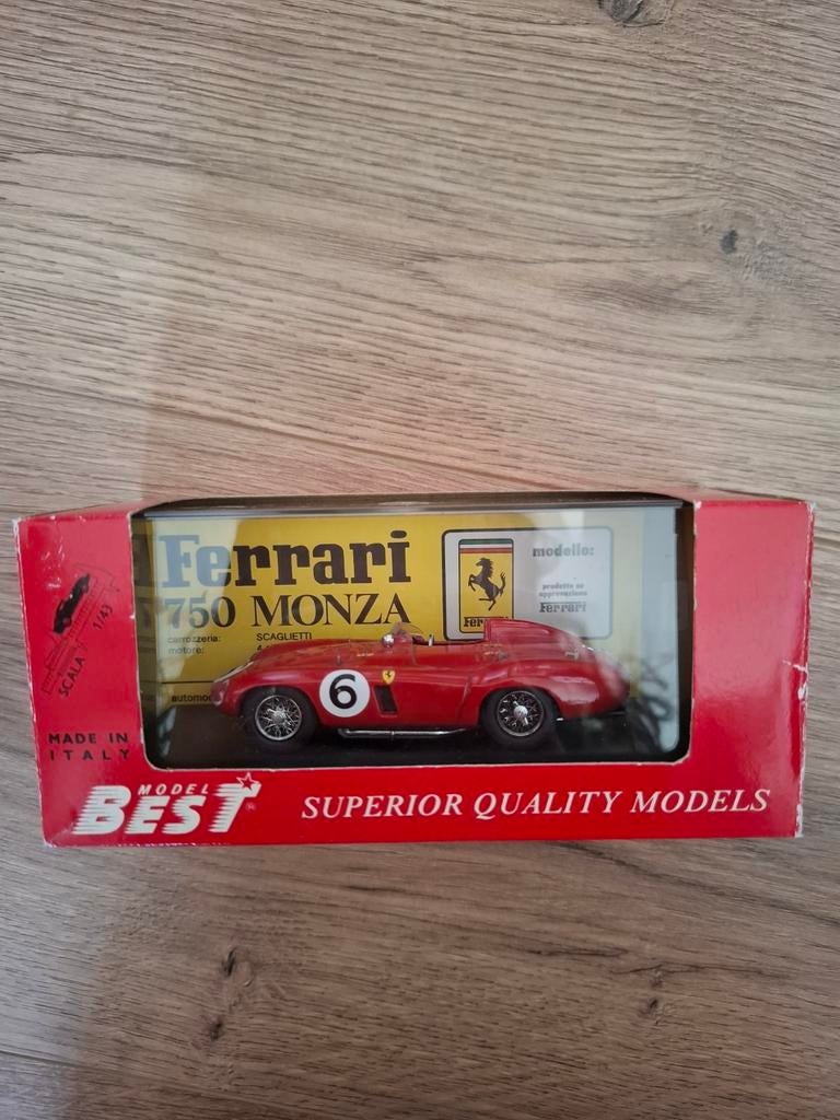 Ferrari 750 Monza Scaglietti - Best Model 1:43, Ophalen of Verzenden, Nieuw, Overige typen