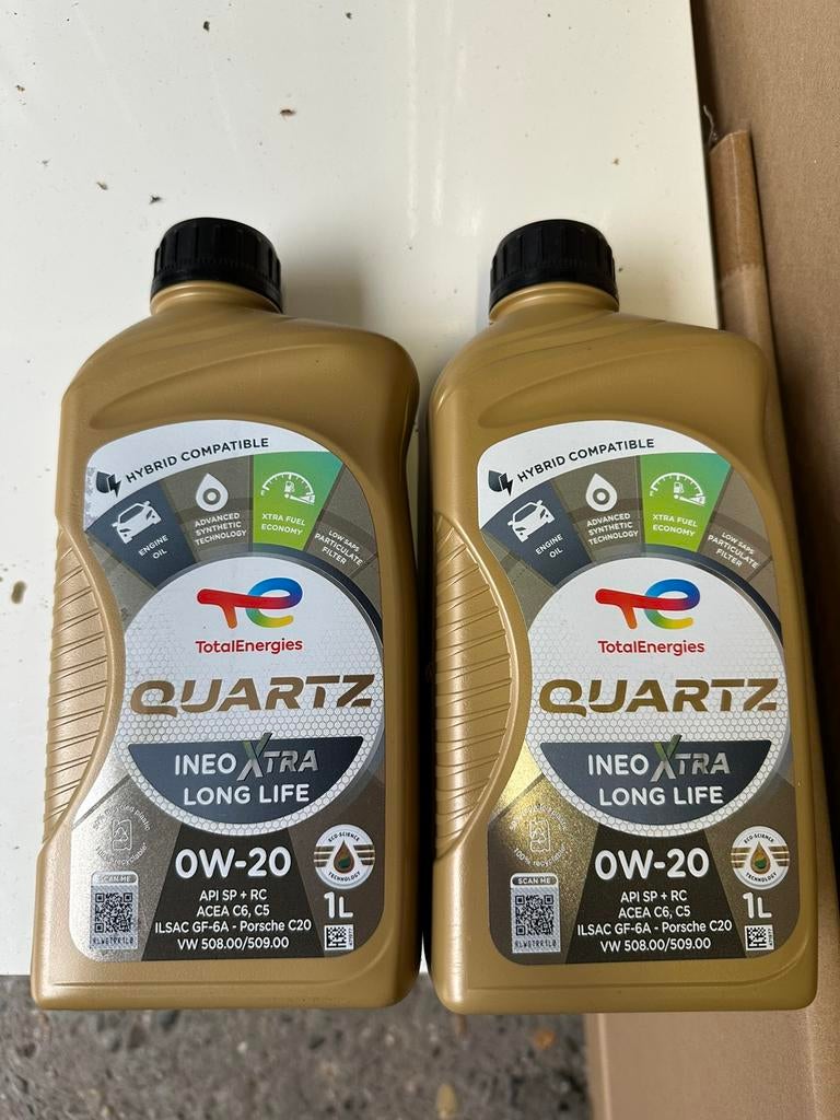 Total quartz 2L 0W-20 longlife, Ophalen of Verzenden