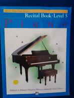 Alfred's Basic Piano Library niveau 5, Ophalen of Verzenden, Zo goed als nieuw, Les of Cursus, Piano