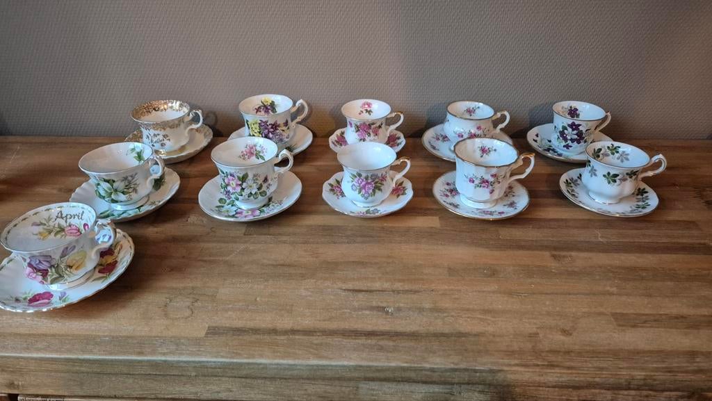 Engelse kop en schotels Royal Albert enz., Ophalen