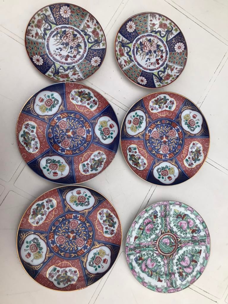 Zes Imari borden, Antiek en Kunst, Ophalen