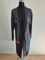 Vest10 - Petrolkleurig lang Didi vest maat 44 (1), Ophalen of Verzenden, Zo goed als nieuw, Maat 42/44 (L), Blauw