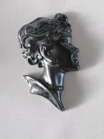 vintage fifties keramiek wandhoofdje izgst 16x10 cm, Ophalen of Verzenden