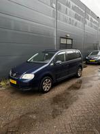 Volkswagen Touran 2.0 110KW 2005 Blauw, Auto's, 4 cilinders, 1984 cc, Blauw, Handgeschakeld