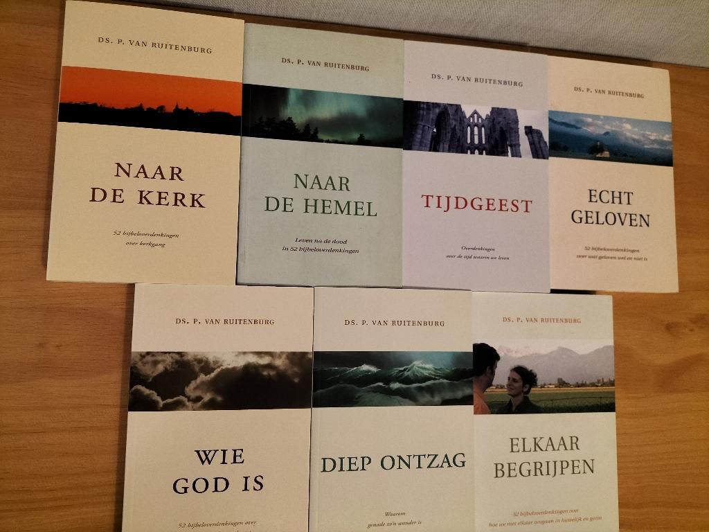 Ds. P. van Ruitenburg diverse boeken, Boeken, Ophalen of Verzenden, Zo goed als nieuw, Ds P. van Ruitenburg, Christendom | Protestants