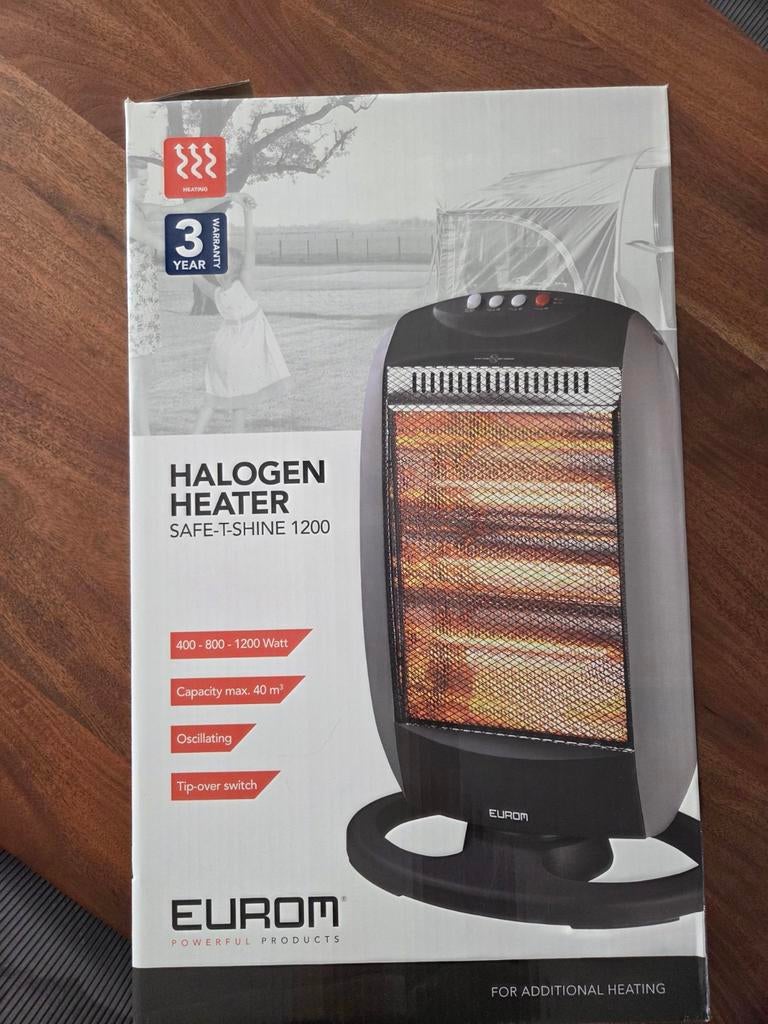 Eurom halogeenheater Safe-T-Shine 1200, Ophalen, Zo goed als nieuw
