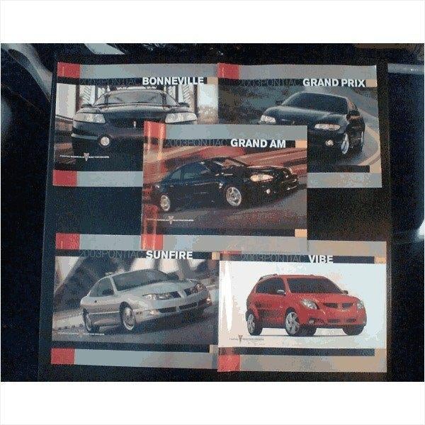 Pontiac Bonneville Grand prix Grand am Sunfire Vibe Brochure, Ophalen of Verzenden, Gelezen, Algemeen