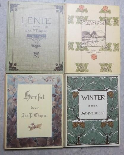 Lente Zomer Herfst Winter door Jac.P. Thijsse, Ophalen of Verzenden, Gelezen, Jac.P. Thijsse, Plaatjesalbum