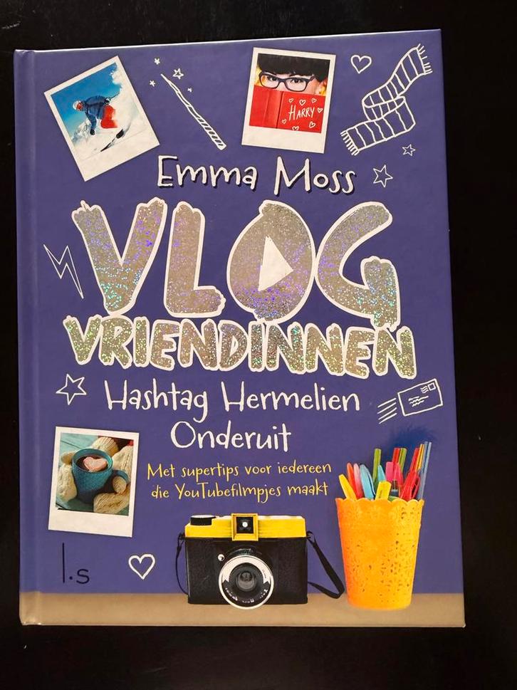 Vlogvriendinnen: Hashtag Hermelien - Emma Moss, Boeken, Romans, Gelezen, Nederland, Ophalen of Verzenden