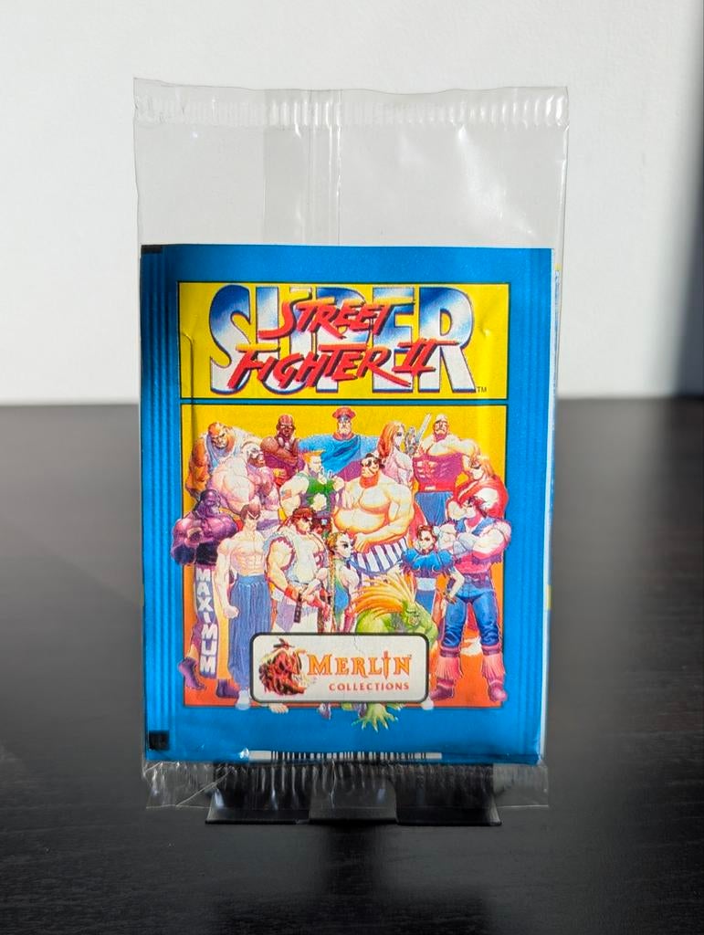 Super Street Fighter II Multi Packs Booster Pack Merlin 1994, Ophalen of Verzenden, Nieuw