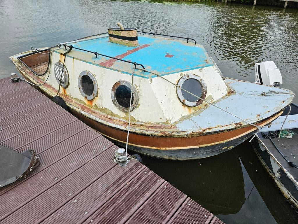 Sleepvlet opknapper,, Watersport en Boten, Motorboten en Motorjachten, Ophalen, Gebruikt, Staal, Diesel