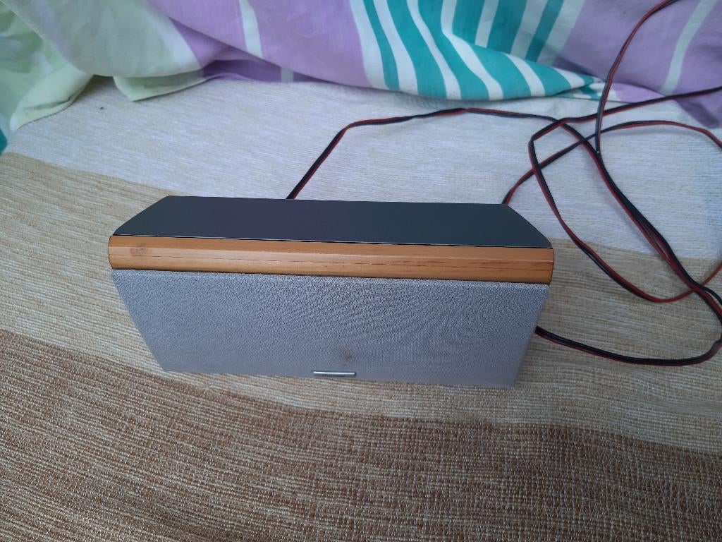 Pioneer centre speaker, model: S-DV55 ST-Q Vintage, Gebruikt, Minder dan 60 watt, Front, Rear of Stereo speakers, Ophalen