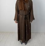 Abaya bruin, Ophalen of Verzenden, Zo goed als nieuw, Maat 38/40 (M)