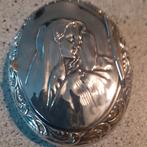 Antieke rozenkrans met zilver kleurig doosje Maria reliëf, Ophalen of Verzenden