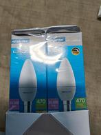 Partij Megaman LED Kaarslampen B15d, 470 Lumen, 4000K, 30 tot 60 watt, Led-lamp, Nieuw, Ophalen of Verzenden