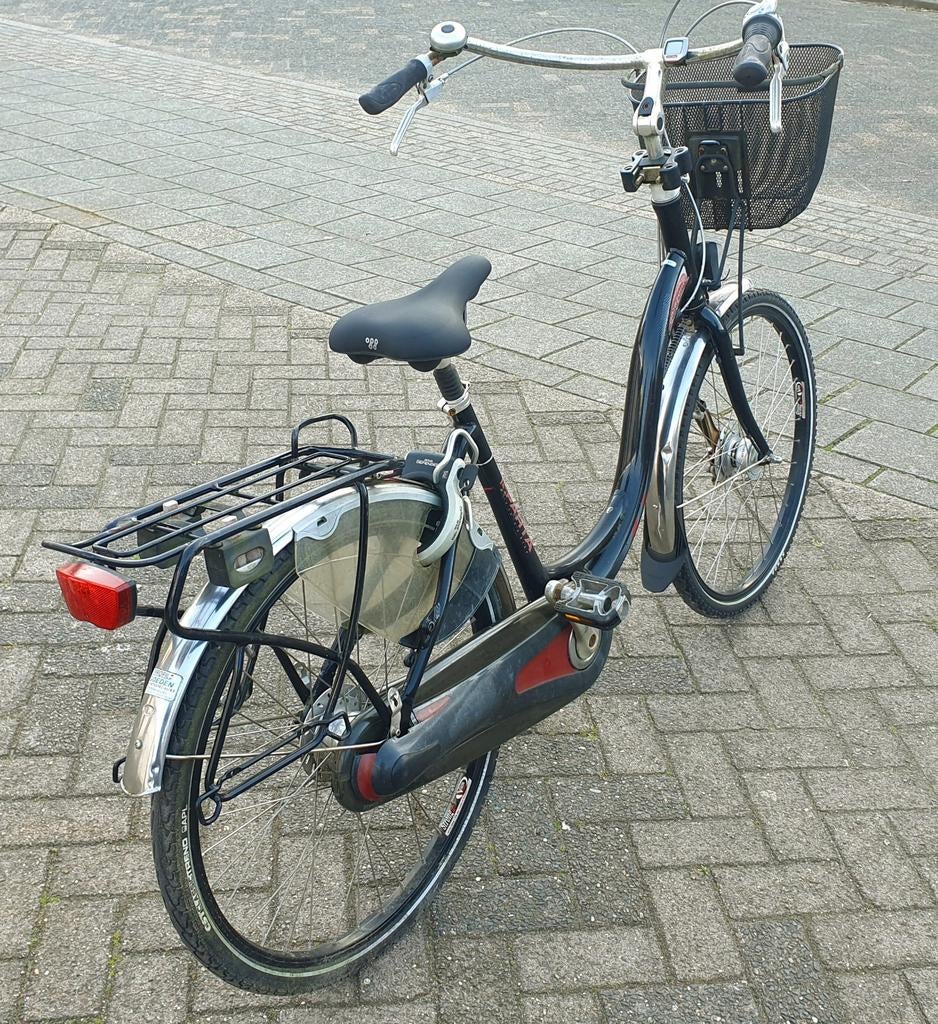 Nette moederfiets merk Sparta met 7 versnellingen, 2 zitjes, Sparta, Gebruikt, Versnellingen