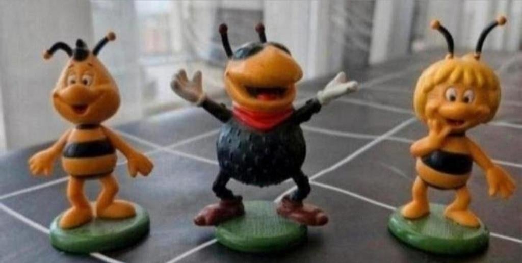Drie figuren uit Maja de Bij, Ophalen of Verzenden, Zo goed als nieuw