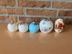 Porseleinen pommanders/ geurballen, 3 kleine,2 grote., Ophalen of Verzenden